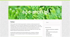 Desktop Screenshot of eco-profi.pl